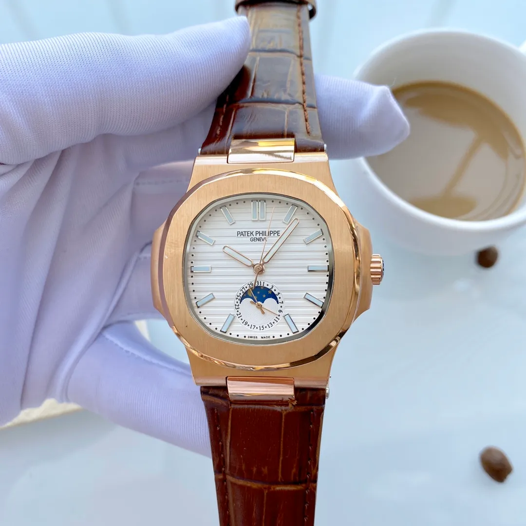 【Foreign Trade Import】💰1720! Patek Philippe (extremely noble and wise work) Parrot Many products - hot styles are coming🔥🔥Latest models💪 [Type]: Exquisite men's watch (more excellent) Best design [Strap]: 316L stainless steel strap (more comfortable) real men wear [Movement]: Top mechanical movement (stable) [Material]: Mineral super mirror (more wear-resistant) Smart style, thick and strong, special design Returning with great reputation. Size: 43mm in diameter and 13mm thick. Smart launch! Welcome to reprint!
